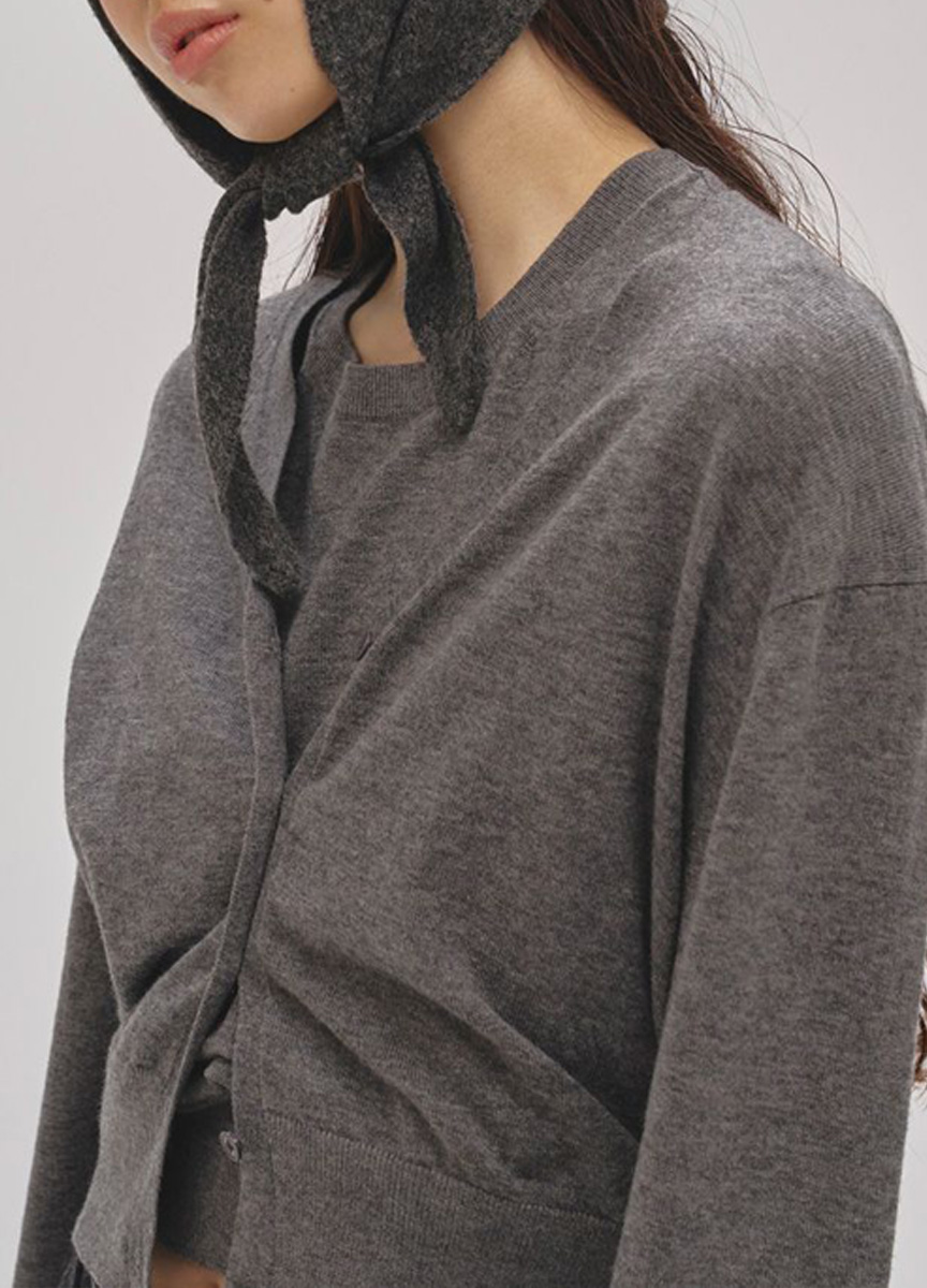 兩件式針織上衣